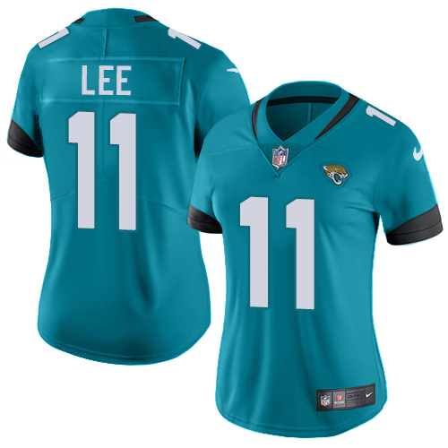 Nike Jacksonville Jaguars #11 Marqise Lee Teal Green Alternate Women Stitched NFL Vapor Untouchable Limited Jersey->women nfl jersey->Women Jersey